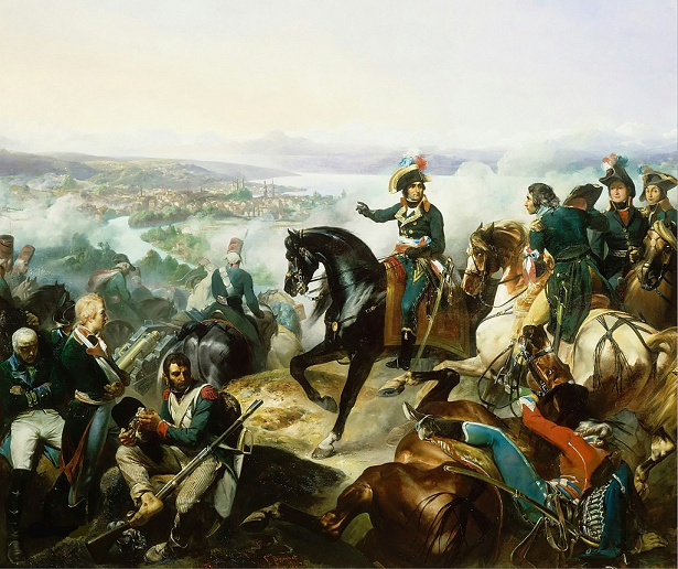 Deuxième bataille de Zurich - le 25 septembre 1799 - peinture de François Bouchot